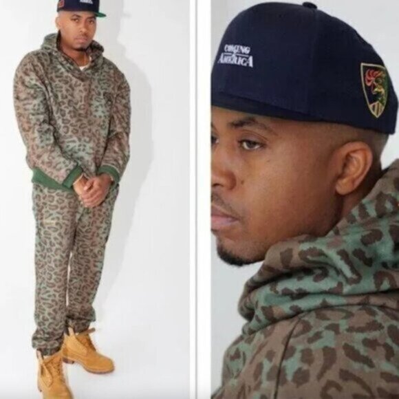 RARE Hstry By Nas x Coming 2 America Joggers Mens Medium Unity & Pride Cotton - Picture 1 of 15